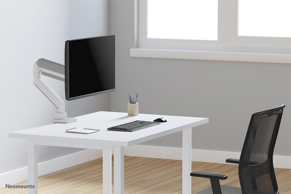 Neomounts DS70-450WH1 Monitorarm 17-42" - Gasfeder - Topfix - 180°-Stopp