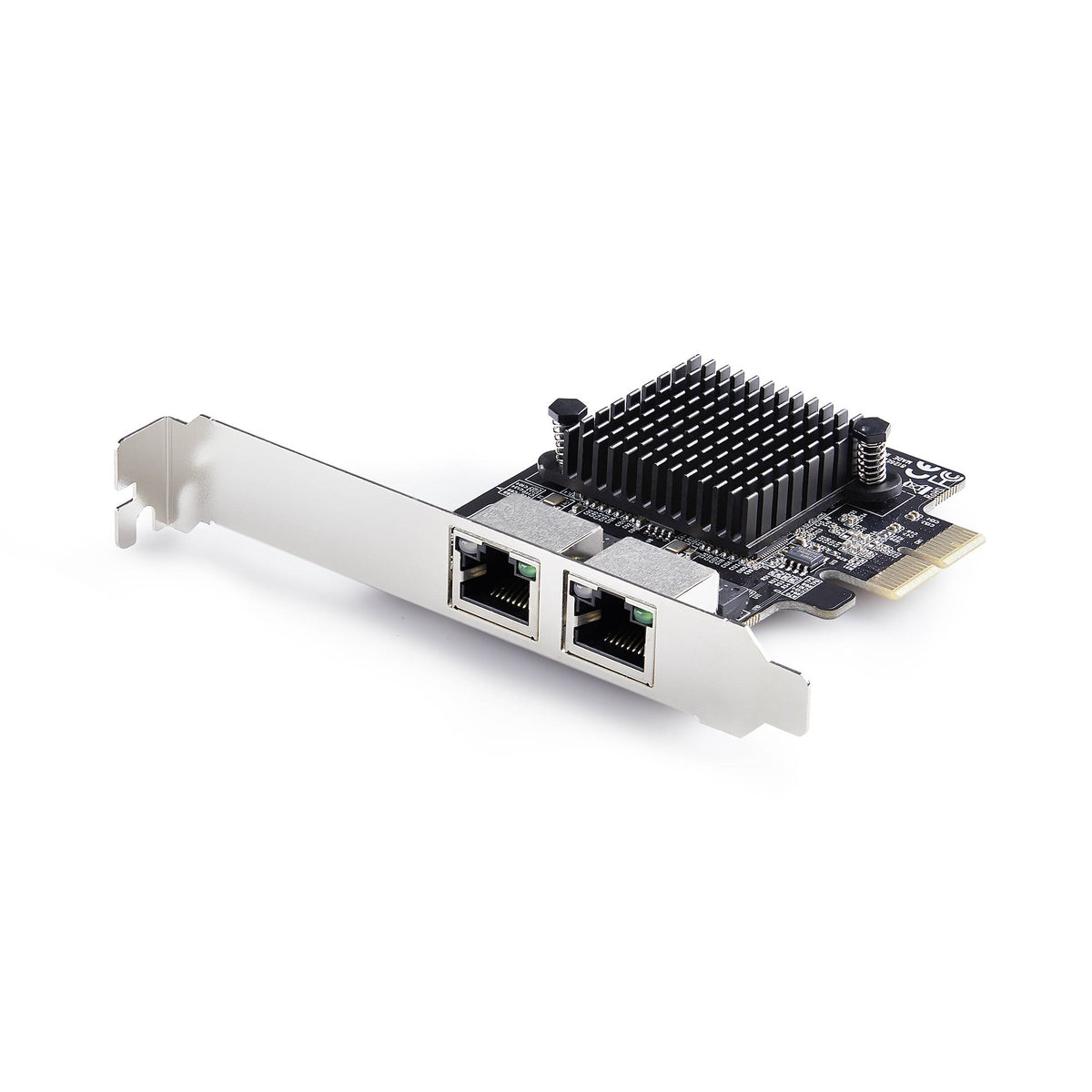 StarTech.com 2-Port 5 Gbit Netzwerkkarte, PCI Express NIC, Realtek RTL8126, Windows und Linux Multi-Gigabit LAN Karte 10M, 100M, 1G, 2.5G, 5G, TAA Konform