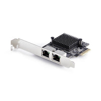 StarTech.com 2-Port 5 Gbit Netzwerkkarte, PCI Express NIC, Realtek RTL8126, Windows und Linux Multi-Gigabit LAN Karte 10M, 100M, 1G, 2.5G, 5G, TAA Konform