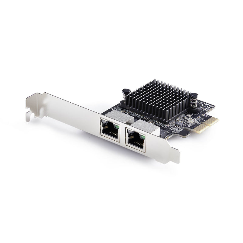 StarTech.com 2-Port 5 Gbit Netzwerkkarte, PCI Express NIC, Realtek RTL8126, Windows und Linux Multi-Gigabit LAN Karte 10M, 100M, 1G, 2.5G, 5G, TAA Konform