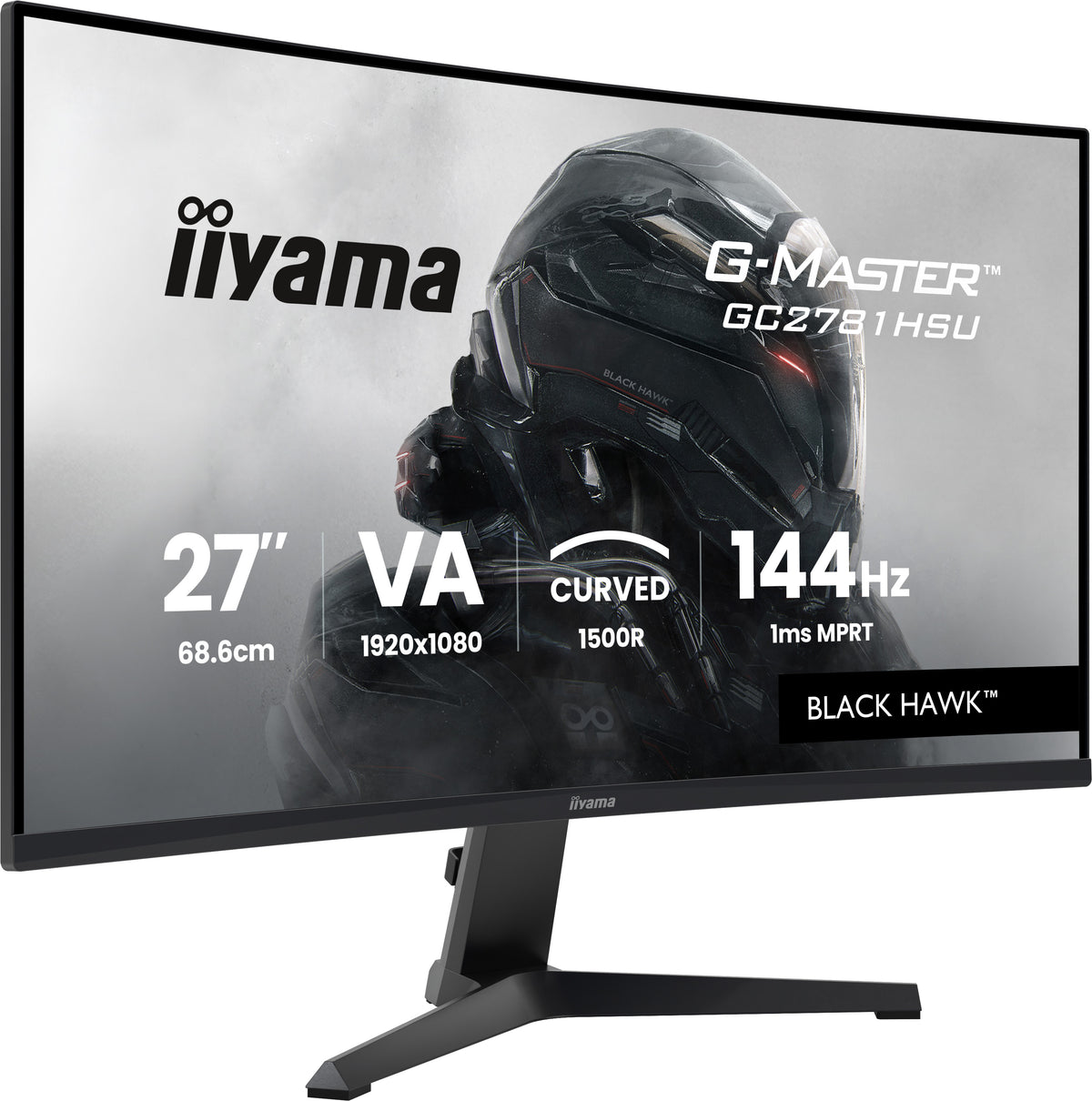 iiyama G-MASTER GC2781HSU-B1 27" 144H Computerbildschirm 68,6 cm (27") 1920 x 1080 Pixel Schwarz
