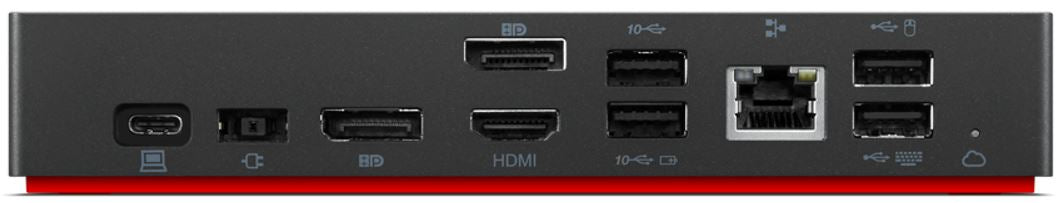 Lenovo ThinkPad Universal Thunderbolt 4 Smart Dock Kabelgebunden Schwarz
