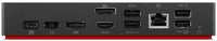 Lenovo ThinkPad Universal Thunderbolt 4 Smart Dock Kabelgebunden Schwarz