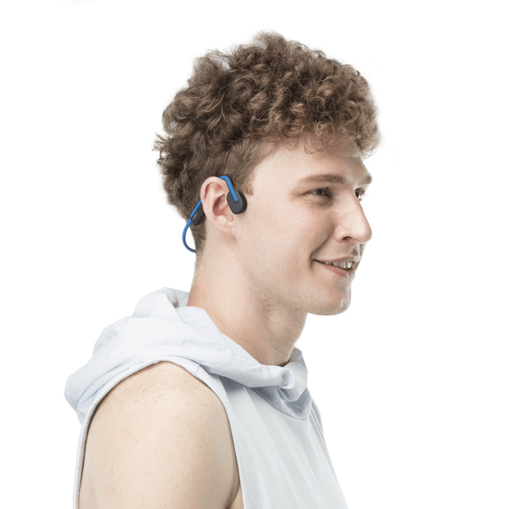 SHOKZ OpenMove Kopfhörer Kabellos Ohrbügel Anrufe/Musik USB Typ-C Bluetooth Blau