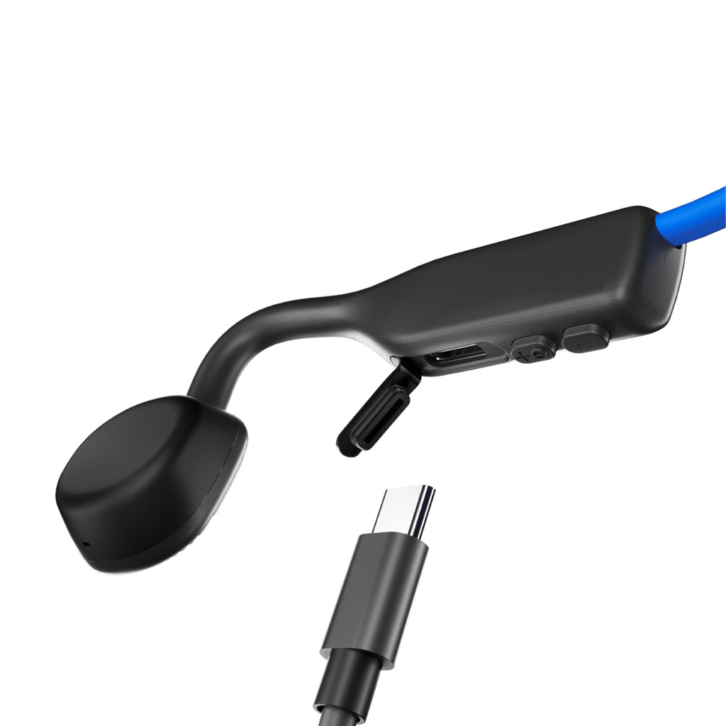 SHOKZ OpenMove Kopfhörer Kabellos Ohrbügel Anrufe/Musik USB Typ-C Bluetooth Blau