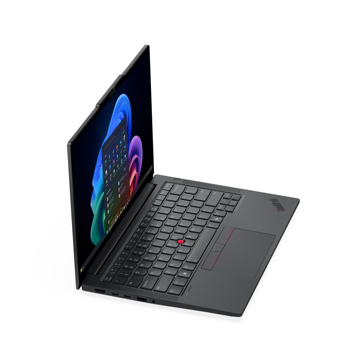Lenovo ThinkPad E14 Gen 8 (Intel) Copilot+ PC Intel Core Ultra 7 355 Laptop 35,6 cm (14") WUXGA 24 GB DDR5-SDRAM 512 GB SSD Wi-Fi 7 (802.11be) Windows 11 Pro Schwarz Deutsch