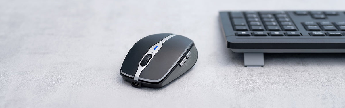 CHERRY MW 9100 Maus Büro Beidhändig RF Wireless + Bluetooth 2400 DPI
