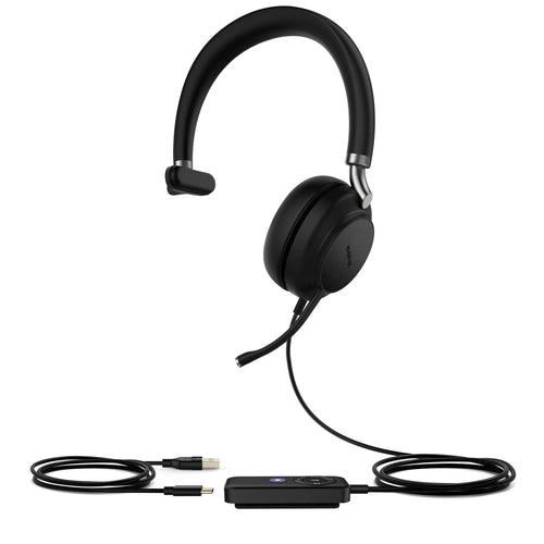 Yealink UH38 Mono Teams Kopfhörer Verkabelt & Kabellos Kopfband Büro/Callcenter Bluetooth Schwarz