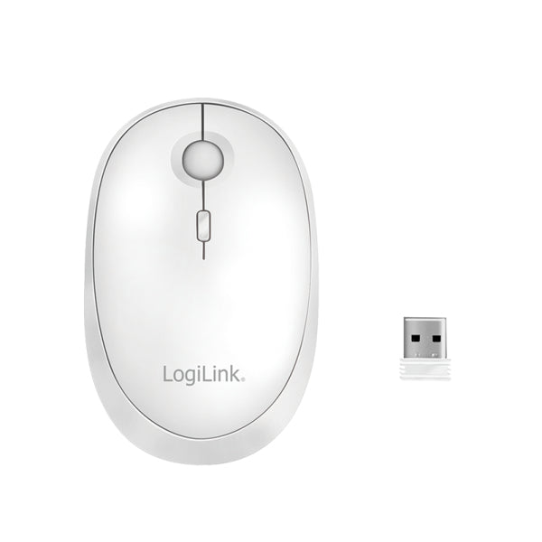 LogiLink ID0205 Maus Büro Beidhändig RF Wireless + Bluetooth 1600 DPI