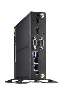 Shuttle XPC slim Barebone DS20UV2, Celeron 5205U, 1xHDMI, 1xDP, 1xVGA, 2xLAN (1xGbit, 1x2.5Gbit), 1xCOM, 8xUSB, lüfterlos, 24/7 Dauerbetrieb