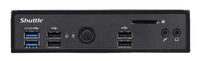 Shuttle XPC slim Barebone DS20UV2, Celeron 5205U, 1xHDMI, 1xDP, 1xVGA, 2xLAN (1xGbit, 1x2.5Gbit), 1xCOM, 8xUSB, lüfterlos, 24/7 Dauerbetrieb