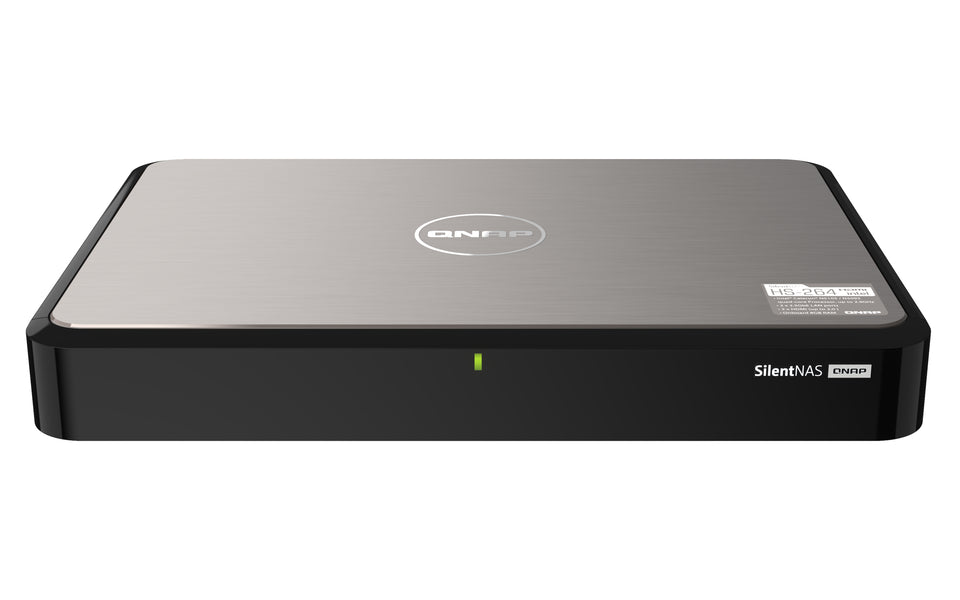 QNAP HS-264 NAS Desktop Intel® Celeron® N5105 8 GB 0 TB QNAP Turbo System Nero