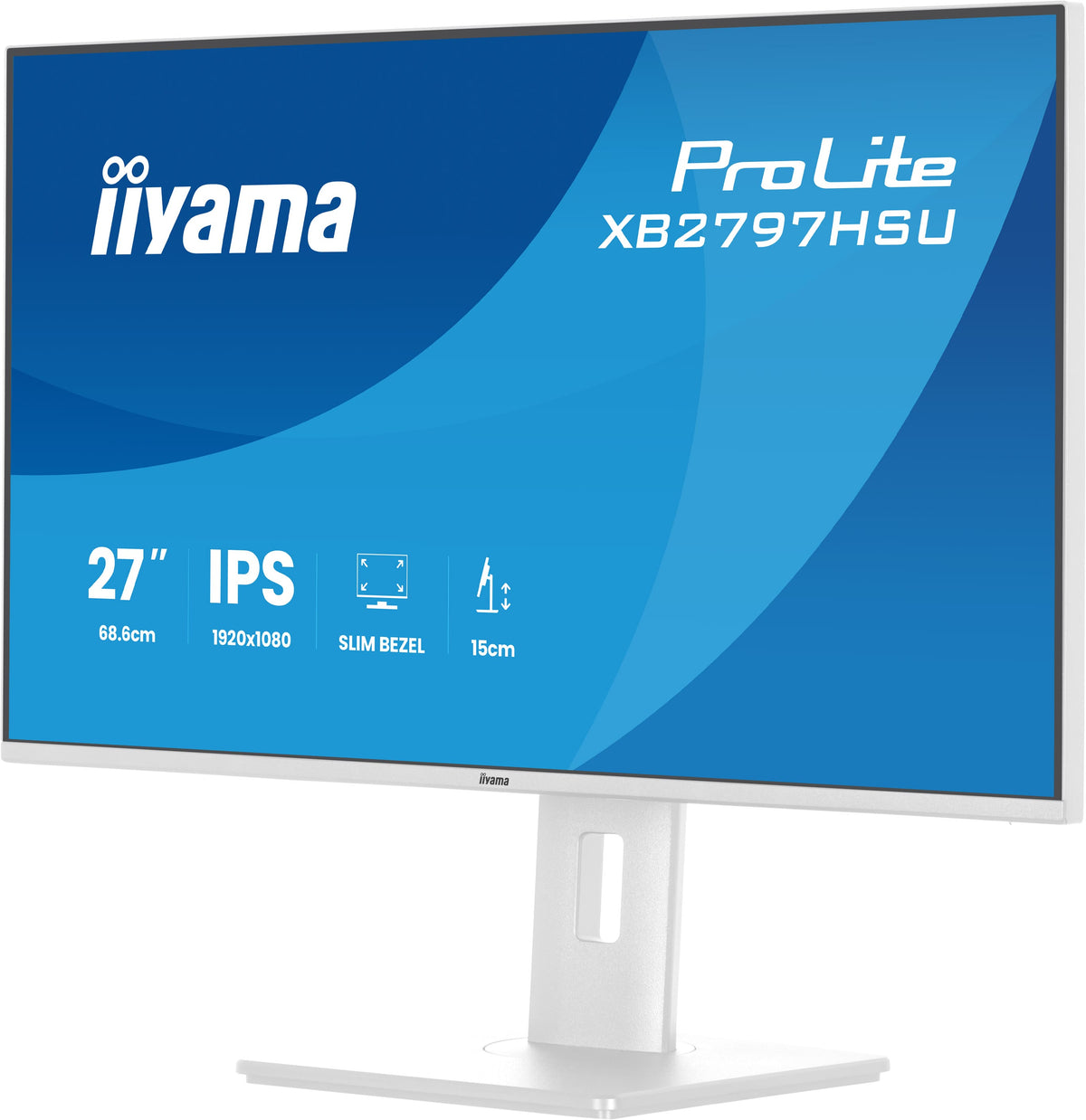 iiyama ProLite XB2797HSU-W1 Computerbildschirm 68,6 cm (27") 1920 x 1080 Pixel Full HD LED Weiß