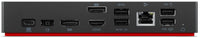 Lenovo ThinkPad Universal USB-C Smart Dock Kabelgebunden USB 3.2 Gen 2 (3.1 Gen 2) Type-C Schwarz