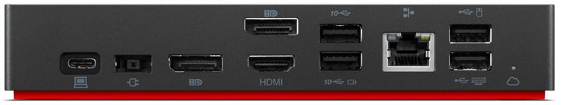 Lenovo ThinkPad Universal USB-C Smart Dock Kabelgebunden USB 3.2 Gen 2 (3.1 Gen 2) Type-C Schwarz