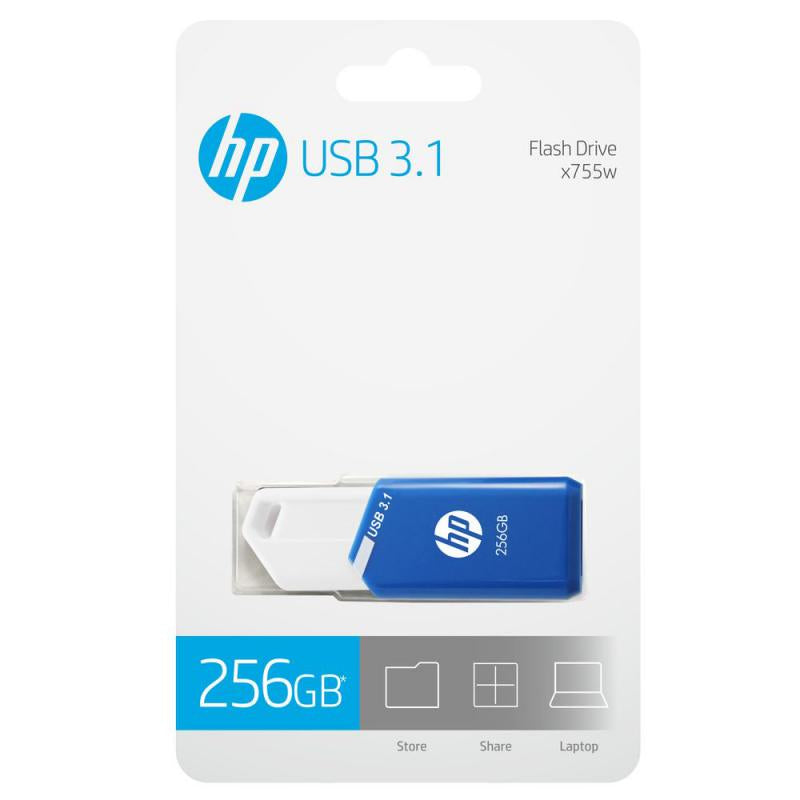 HP x755w USB-Stick 256 GB USB Typ-A 3.2 Gen 1 (3.1 Gen 1) Blau, Weiß