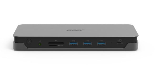 Acer USB Type-C Gen 1 Dock Câblé USB 3.2 Gen 1 (3.1 Gen 1) Type-C Gris