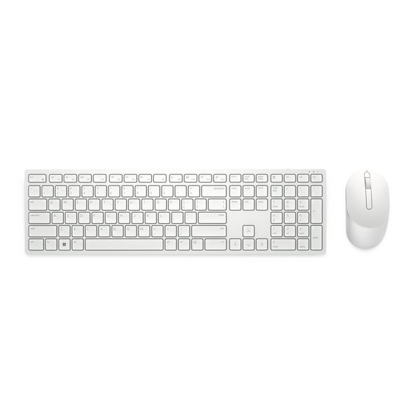 DELL Pro-Tastatur und -Maus – KM5221W - US international (QWERTY) - weiß