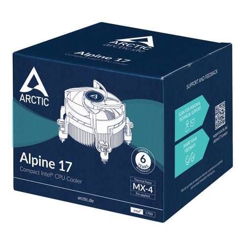 K Cooler Intel Arctic CPC Intel Alpine 17 | 1700