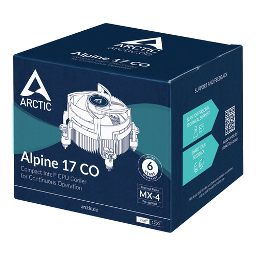 K Cooler Intel Arctic CPC Intel Alpine 17 CO | 1700