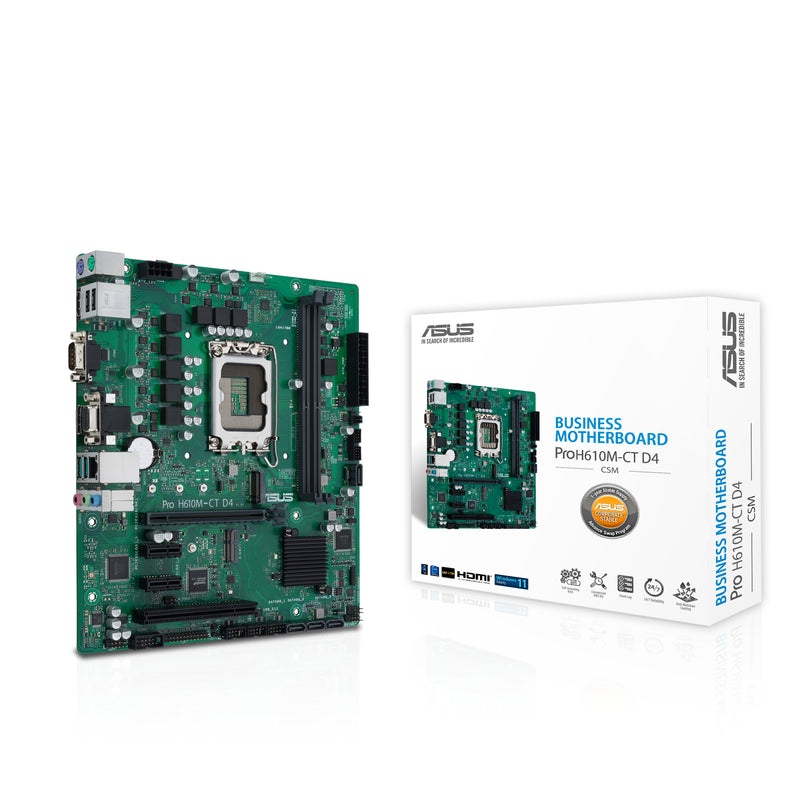ASUS PRO H610M-CT D4-CSM Intel H610 LGA 1700 micro ATX