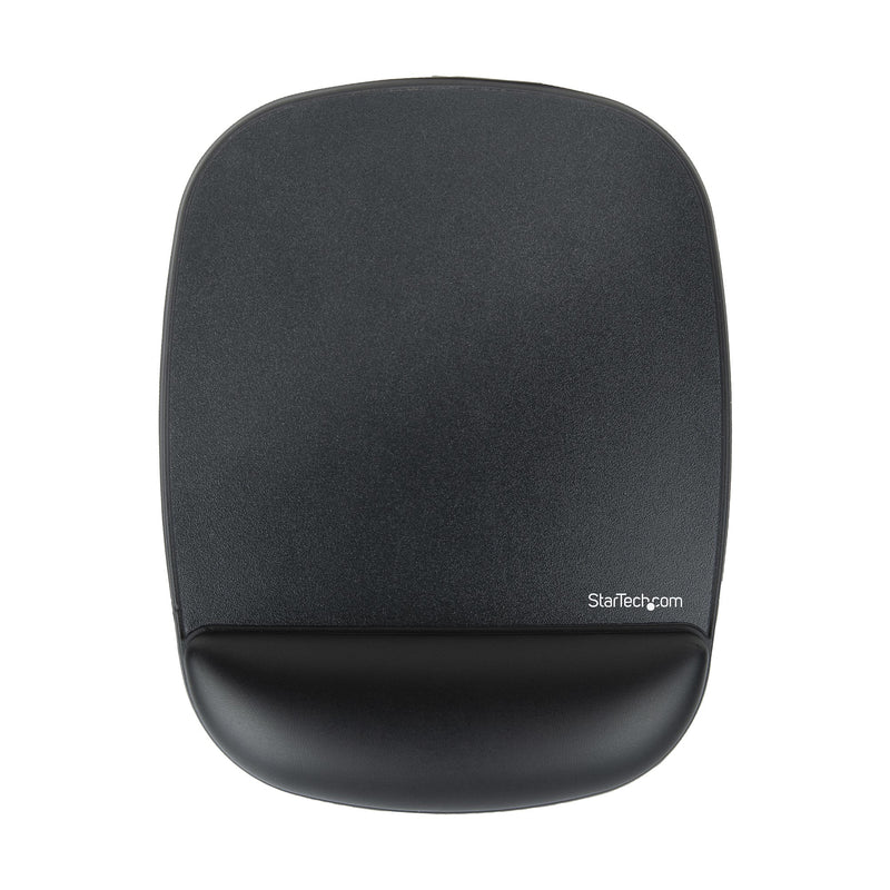 StarTech.com Ergonomisches Mauspad mit Gelkissen, 17x18x2cm, Gepolstertes Gel Mauspad für ergonomischer Arbeitsplatz mit Handgelenkauflage und rutschfeste PU-Basis unterlage