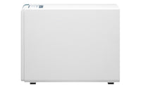 QNAP TS-231P3 NAS Tower Annapurna Labs Alpine AL-214 4 GB DDR3 0 TB QNAP QTS Türkis, Weiß