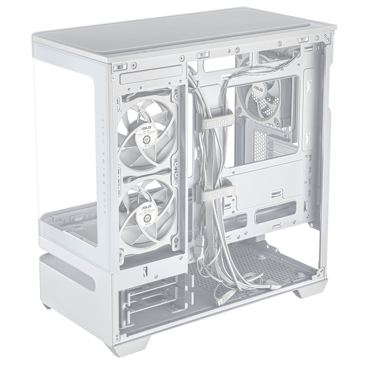 ASUS PRIME AP202 ARGB Midi Tower Weiß