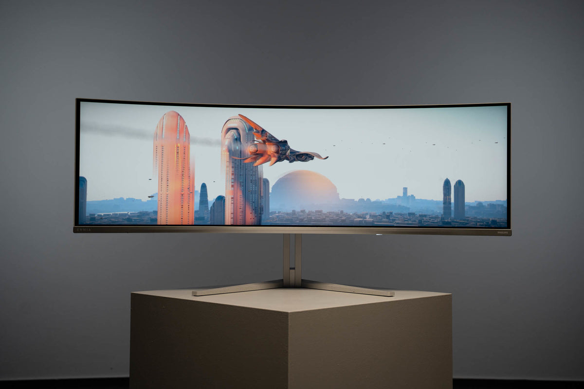 Philips Evnia 8000 49M2C8900/00 Computerbildschirm 124,2 cm (48.9") 5120 x 1440 Pixel Dual QHD QD-OLED Weiß