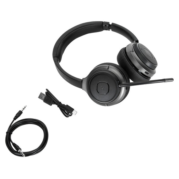 Targus AEH104GL Kopfhörer & Headset Verkabelt & Kabellos Kopfband Anrufe/Musik USB Typ-C Bluetooth Schwarz