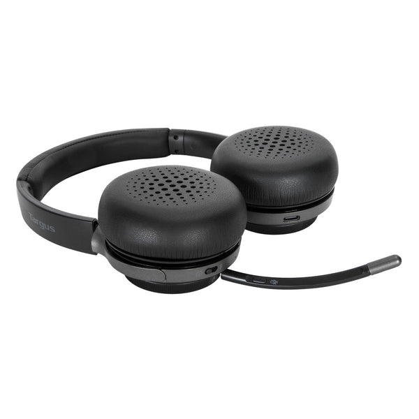 Targus AEH104GL Kopfhörer & Headset Verkabelt & Kabellos Kopfband Anrufe/Musik USB Typ-C Bluetooth Schwarz