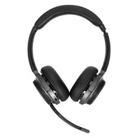 Targus AEH104GL Kopfhörer & Headset Verkabelt & Kabellos Kopfband Anrufe/Musik USB Typ-C Bluetooth Schwarz