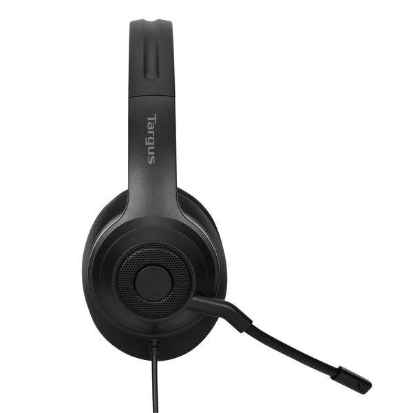 Targus AEH102GL Kopfhörer & Headset Kabelgebunden Kopfband Anrufe/Musik USB Typ-A Schwarz