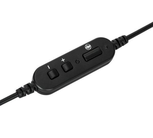 Targus AEH102GL Kopfhörer & Headset Kabelgebunden Kopfband Anrufe/Musik USB Typ-A Schwarz