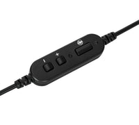 Targus AEH102GL Kopfhörer & Headset Kabelgebunden Kopfband Anrufe/Musik USB Typ-A Schwarz