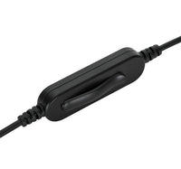 Targus AEH102GL Kopfhörer & Headset Kabelgebunden Kopfband Anrufe/Musik USB Typ-A Schwarz