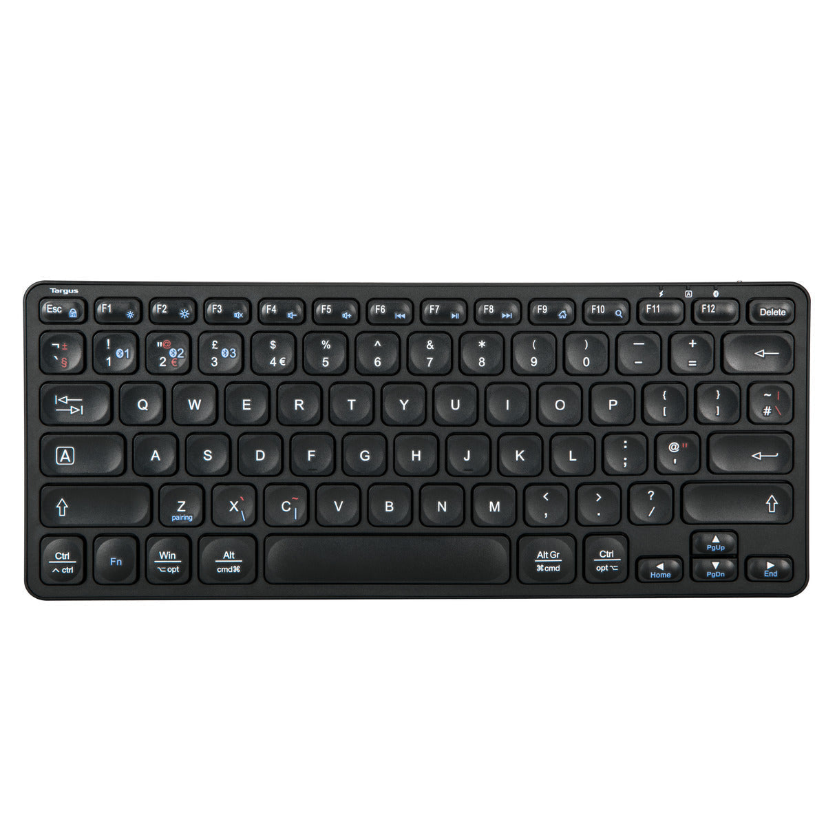 Targus AKB862UK Tastatur Haus Bluetooth QWERTY UK Englisch Schwarz