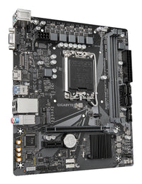 GIGABYTE H610M H V3 DDR4 Mainboard - Unterstützt Intel Core Prozessoren 14th CPUs, 4+1+1 Hybrid Phases Digital VRM, up to 3200MHz DDR4, 1xPCIe 3.0 M.2, GbE LAN, USB 3.2 Gen 1
