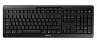CHERRY STREAM KEYBOARD WIRELESS Tastatur Universal RF Wireless QWERTY Portuguesisch Schwarz