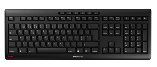 CHERRY STREAM KEYBOARD WIRELESS Tastatur Universal RF Wireless QWERTY Portuguesisch Schwarz