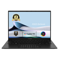 ASUS Zenbook 14 OLED UM3406KA-QD317X AMD Ryzen AI 5 340 Laptop 35,6 cm (14") WUXGA 16 GB LPDDR5x-SDRAM 512 GB SSD Wi-Fi 6E (802.11ax) Windows 11 Pro Schwarz