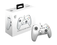 MSI FORCE GC200 WHITE Gaming-Controller Weiß USB Gamepad Analog / Digital Android, PC