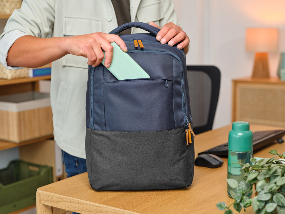 Trust Lisboa 40,6 cm (16") Rucksack Blau