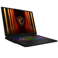 MSI Crosshair A18 HX A8WFKG-044FR AMD Ryzen™ 9 8940HX Laptop 45,7 cm (18") Quad HD+ 32 GB DDR5-SDRAM 1 TB SSD NVIDIA GeForce RTX 5060 Laptop GPU Wi-Fi 6E (802.11ax) Windows 11 Home Schwarz AZERTY Französisch