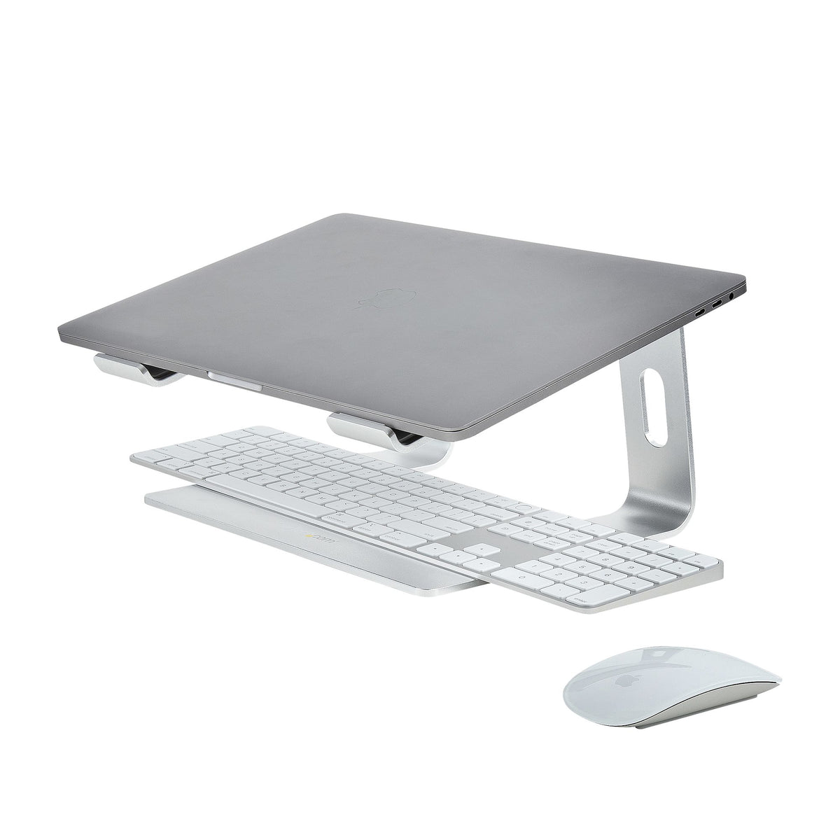 StarTech.com Schreibtisch Laptophalter, Laptophalterung/Laptop ablage/erhöhung bis 5kg Tragkraft, Notebook Ablage/Laptop Riser für Macbook Air/Pro, Dell XPS, Lenovo, Aluminium