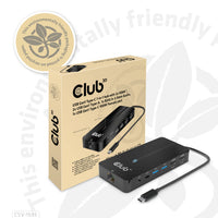 CLUB3D USB Gen1 Type-C 7-in-1 hub with 2x HDMI, 2x USB Gen1 Type-A, 1x RJ45, 1x 3.5mm Audio, 1x USB Gen1 Type-C 100W Female port