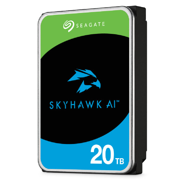 Seagate SkyHawk AI Interne Festplatte 20 TB 7200 RPM 512 MB 3.5" Serial ATA III
