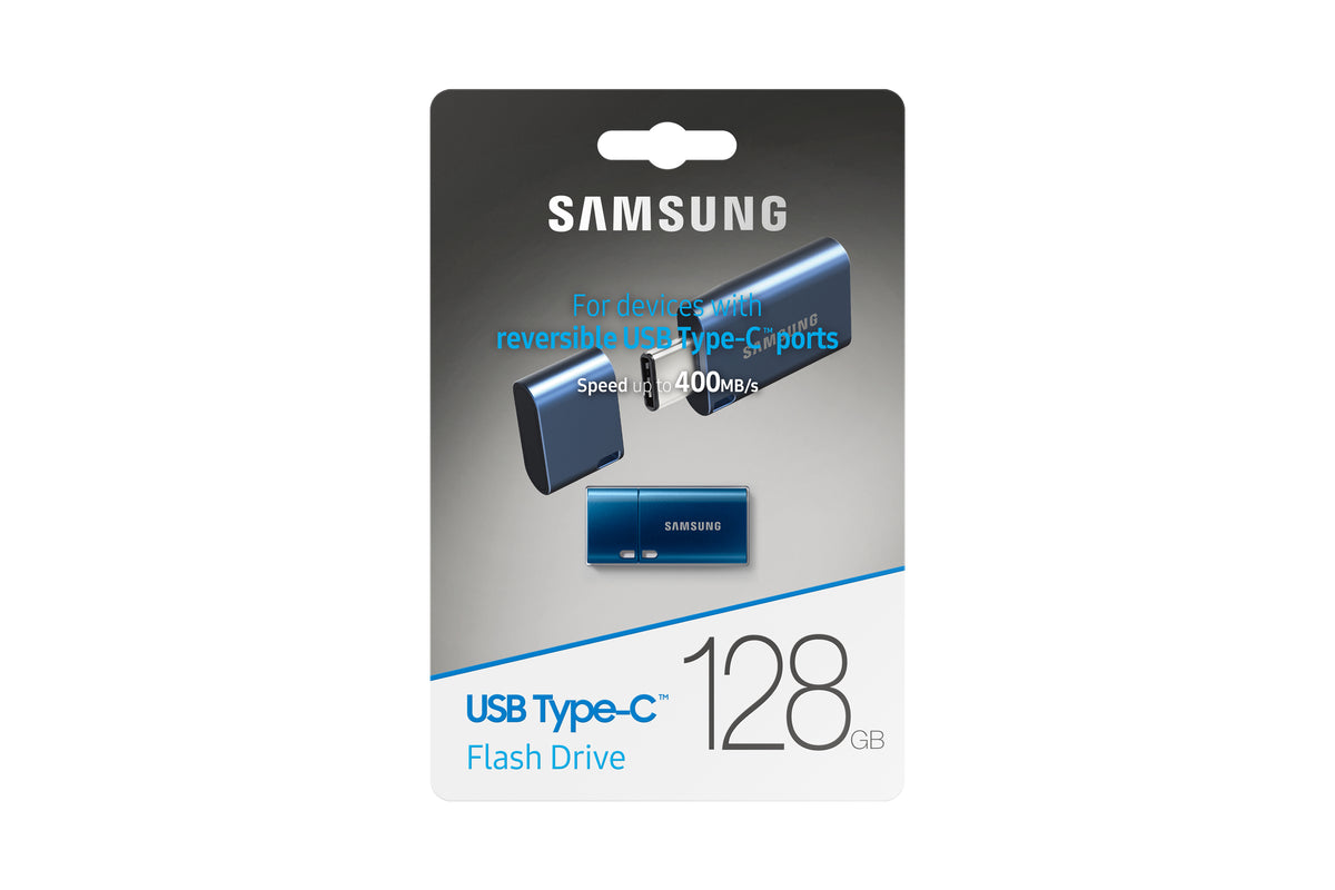 Samsung MUF-128DA USB-Stick 128 GB USB Typ-C 3.2 Gen 1 (3.1 Gen 1) Blau