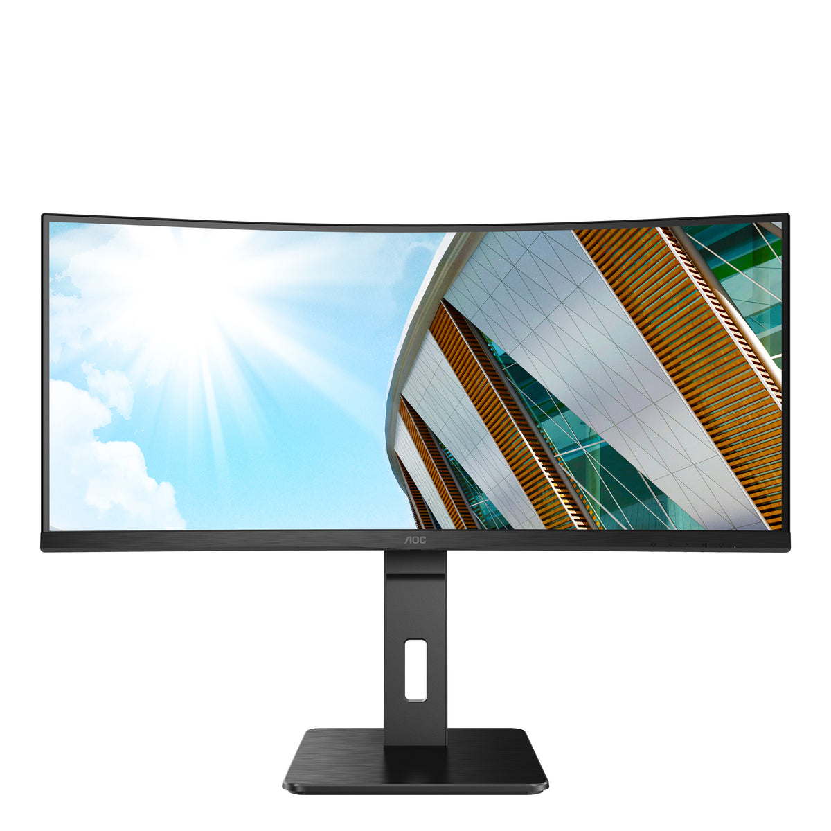 AOC P2 CU34P2A Computerbildschirm 86,4 cm (34") 3440 x 1440 Pixel Quad HD LED Schwarz