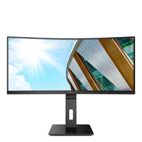 AOC P2 CU34P2A Computerbildschirm 86,4 cm (34") 3440 x 1440 Pixel Quad HD LED Schwarz